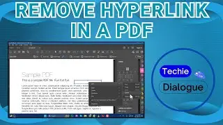 How to Remove a Hyperlink in a PDF