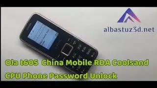 Ola t605  China Mobile RDA Coolsand CPU Phone Password Unlock