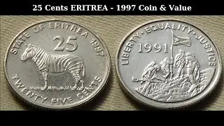 25 Cents ERITREA - 1997 Coin & Value