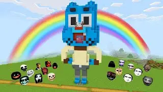 Survival Gumball With 100 Nextbots in Minecraft - Gameplay - Coffin Meme