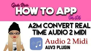 A2M Convert Real-Time Audio to Midi with A2M on iOS - How To App on iOS! - EP 333 S6