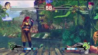 Ryu vs. Viper (wworochi) - SSF4 Online Casuals