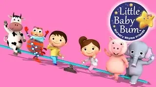 See Saw Margey Daw | Nursery Rhymes for Babies by LittleBabyBum - ABCs and 123s