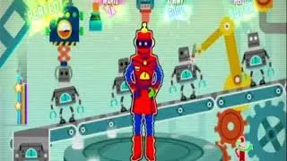 JUST DANCE 2018 KIDS Funky Robot By Dancing Bros  5 SUPERSTARS (Wii)