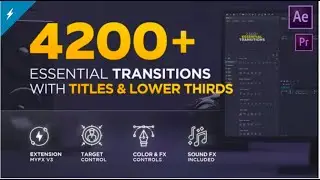 Transitions for After Effects V3 (UDDATE 2024) - best transitions for after effects