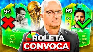 COPA do MUNDO, mas a *ROLETA* CONVOCA o BRASIL 😂 (com JOGADORES HISTÓRICOS!)