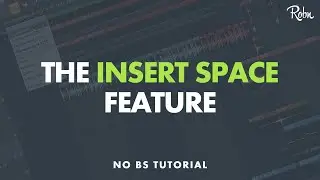 How to Use the Insert Space Feature in FL Studio 20