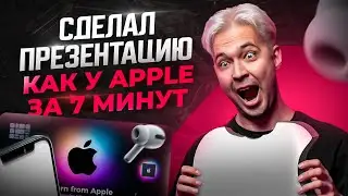 Презентация в стиле Apple в PowerPoint за 7 минут. Минимализм в дизайне