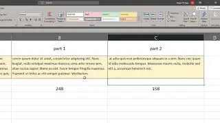 Using Text Functions in Excel to Split a Large Text String into Smaller Text Strings for Mail Merge