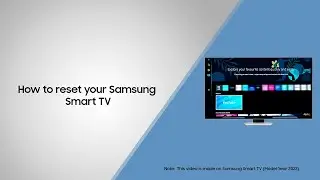 How to reset your Samsung Smart TV | Samsung