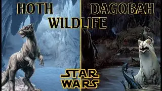 Hoth and Dagobah wildlife