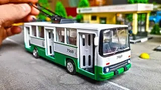 Моделька ТРОЛЛЕЙБУС ИКАРУС не повезёт пассажиров! Про машинки