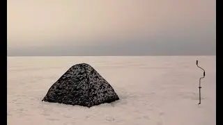 Зимняя Ладога, прогулка по снежной пустыне.