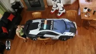 Building world's largest paper Lamborghini Aventador using paper and cardboard