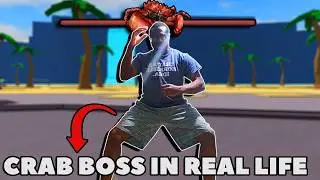 Crab Boss IN REAL LIFE - Strongest Battlegrounds