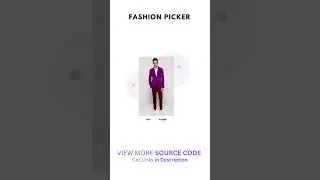 30/100 HTML/CSS/JS Animation: Fashion Picker #shrots