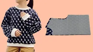 Easy Sweatshirt Cutting and Sewing for Beginners