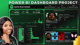 Power BI End to End Dashboard Project | Power BI Project Tutorial | Spotify Dashboard