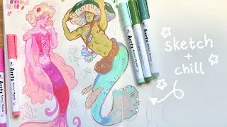 draw with me! ✿ MERMAIDS FOR MERMAY!