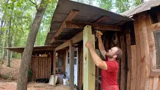 Old Cabin Remodel Part 10: Porch Problems