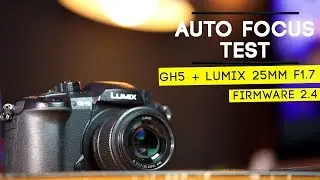 GH5 Firmware 2.4 AUTO FOCUS TEST | GH5 + Lumix 25mm f1.7