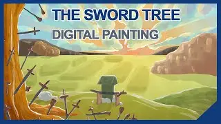 The Sword Tree | Digital Painting Process