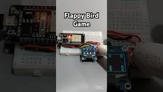 How to make a Flappy Bird Game using #esp32?