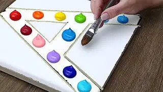 Easy Acrylic Painting Ideas｜Satisfying and Relaxing Art Videos