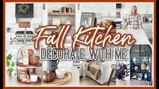 FALL KITCHEN DECORATE WITH ME 2023 | FALL KITCHEN DECOR IDEAS