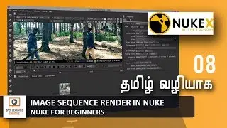 Nuke for Beginners | Image Sequence Render in Nuke |Lesson 8/14|Tamil Tutorial