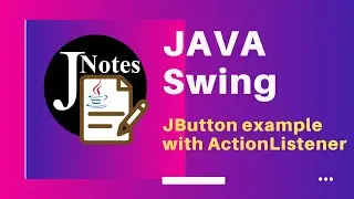 Java Swing (GUI) | JButton Example with ActionListener