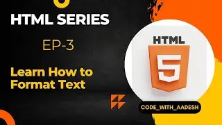 HTML Complete Course Ep-3 | Text Formatting  #html #htmltutorial #webdevelopment