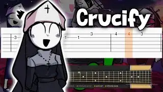 Crucify - Friday Night Funkin' vs Fever - Guitar tutorial (TAB)