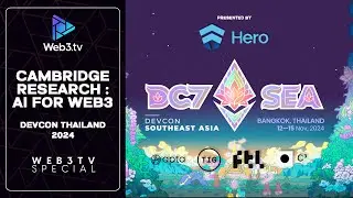 Cambridge Research: AI for Web3 presented by Hero.io | Devcon Thailand 2024