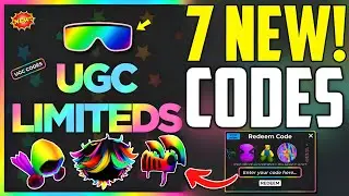 ⚠️All💥New!⚠️ UGC LIMITEDS ROBLOX CODES JULY 2024 - UGC LIMITED CODES - UGC - FREE UGC