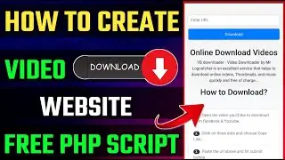🚀 100% Google AdSense Approval PHP Script | How To Make Video Downloader Website 2024