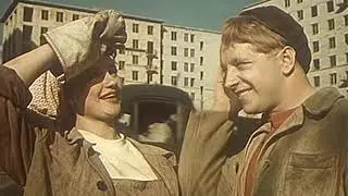 Девушка без адреса (1957) || 'Будете у нас королевой воздуха' || Юрий Белов, Светлана Щербак