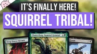 Squirrel Tribal Commander! | Chatterfang, Squirrel General | Modern Horizons 2 Spoiler | EDH | MTG