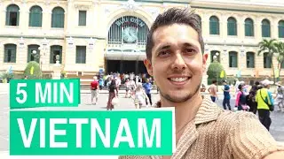 Vietnam in 5 minutes 🍜🧋 Hoi An, Hue, HCMC | unique culture, delicious food