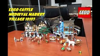 LEGO Castle Medieval Market Village 10193 Review! One of the best sets of ALL time... period