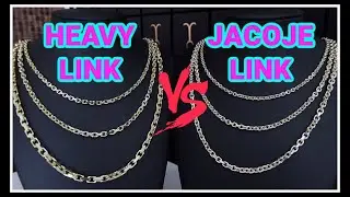 Heres the difference between the two...(Heavy link vs Jacoje link)