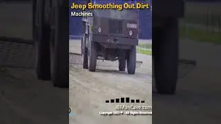 JEEP with ATTACHMENT SMOOTHING DIRT JBManCave.com #Shorts