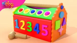 Learn Shapes, Numbers and Colors Song | BluLoo Nursery Rhymes & Kids Songs