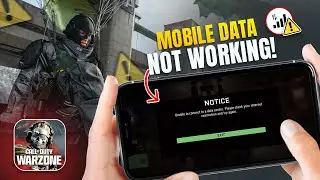 How to Fix Warzone Not Working on Mobile Data on iPhone | Solve Warzone Mobile Data Issues