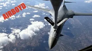 B-1B Lancer Refueling Over Sweden • BTF Europe