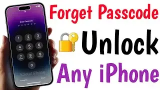 Forgot Passcode Unlock iPhone 4/5/6/7/8/X/SE/11/12/13/14/15 Pro Max