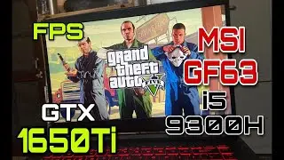 GTA Online - MSI GF63 - Ultra FPS test - i5 9300H + GTX 1650TI || TechLane ||