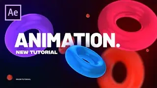 Trendy Shapes Motion Graphics in After Effects - After Effects Tutorials - No Plugins