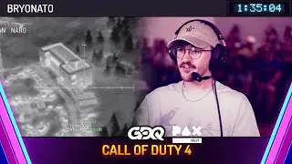 Call of Duty 4 by bryonato in 1:35:04 - GDQ @ PAX West 2024