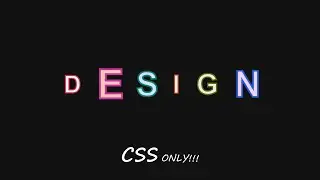 CSS Amazing Lighting Text | CSS Text Animation